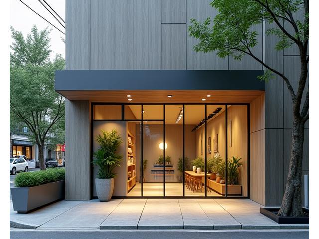 新宿神楽坂の本社兼ショールームの外観